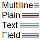 Multiline Plain Text Field